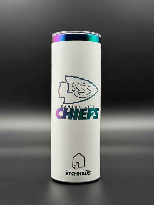 White Cheifs Etched Tumbler
