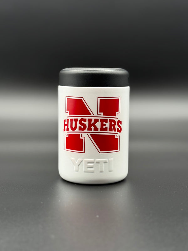 Nebraska Huskers 12oz Yeti colster