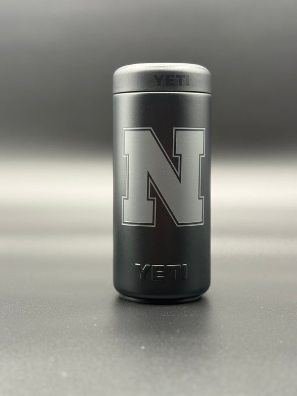 Nebraska Matte Black Slim Colster