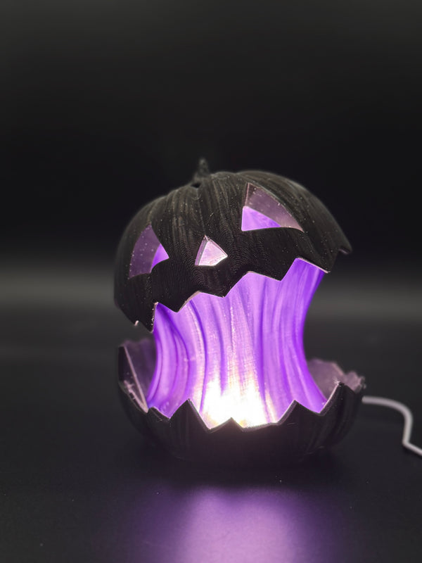 Black Pumpkin Lamp