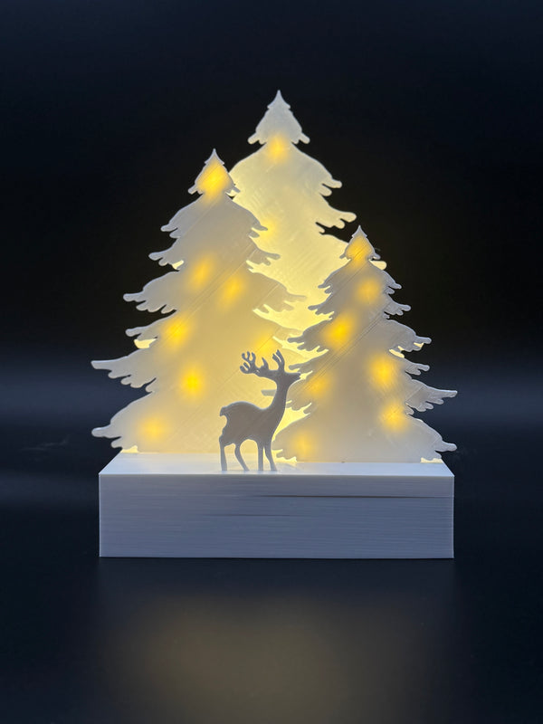 Snowy Deer Light