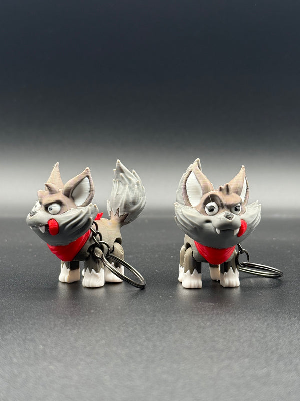Keychain Wolf