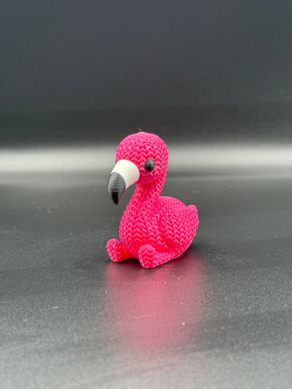 Knitted Flamingo