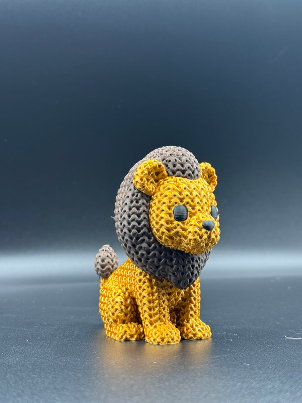 Knitted Lion