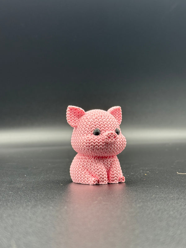 Knitted Pig